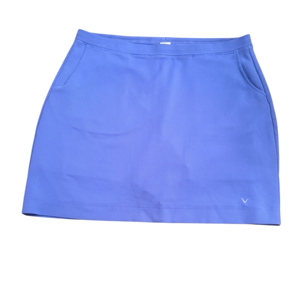 Callaway Women's Perforated Golf Skort in Periwinkle Blue